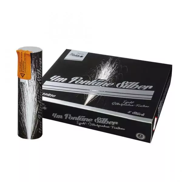 4m Fontäne Silber von Funke (1 Stück)