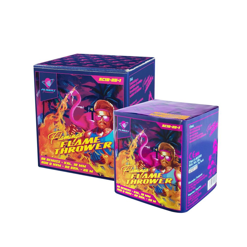 Albert Flamingo Flamethrower