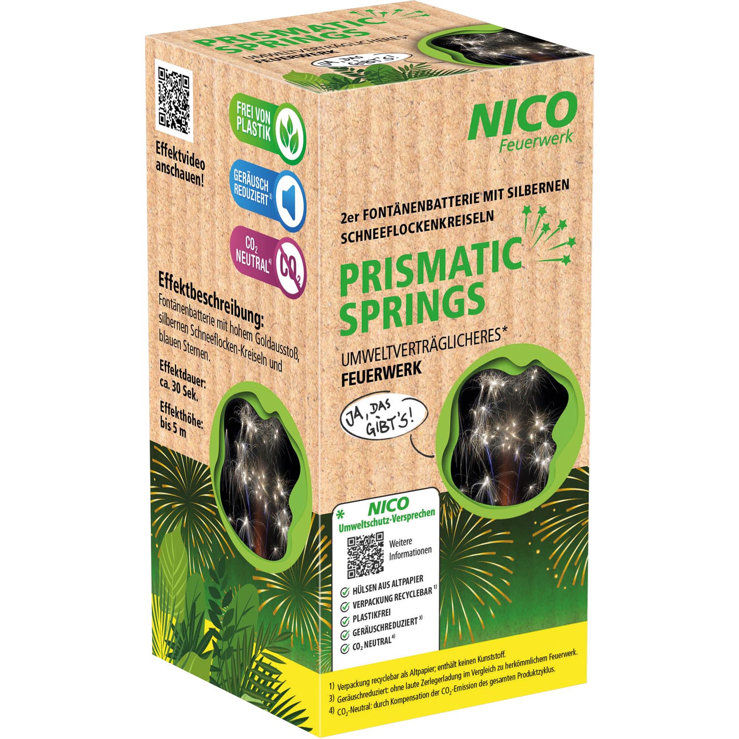 Nico Prismatic Springs, 2er-Fontänenbatterie