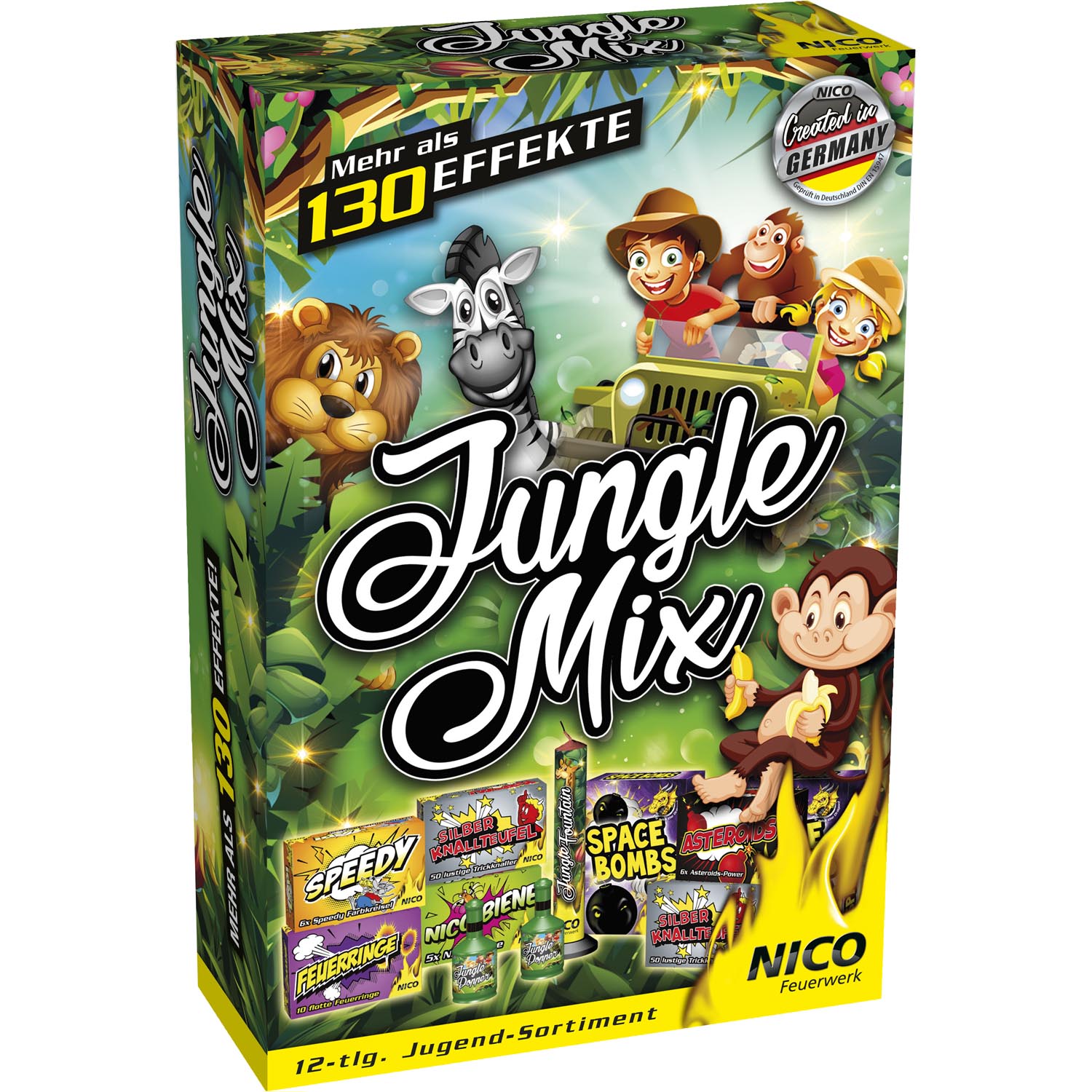 Nico Jungle Mix, 12-teilig