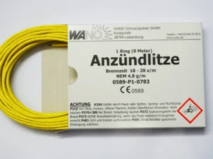 WANO Anzündlitze 8m, Gelb, 18-28 s/m