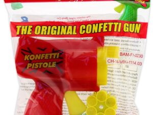 Rasehorn Mini Konfettipistole, 1 Stück