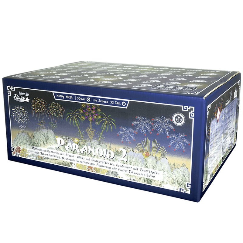Funke Paranoid 2  116 Schuss Verbundfeuerwerk