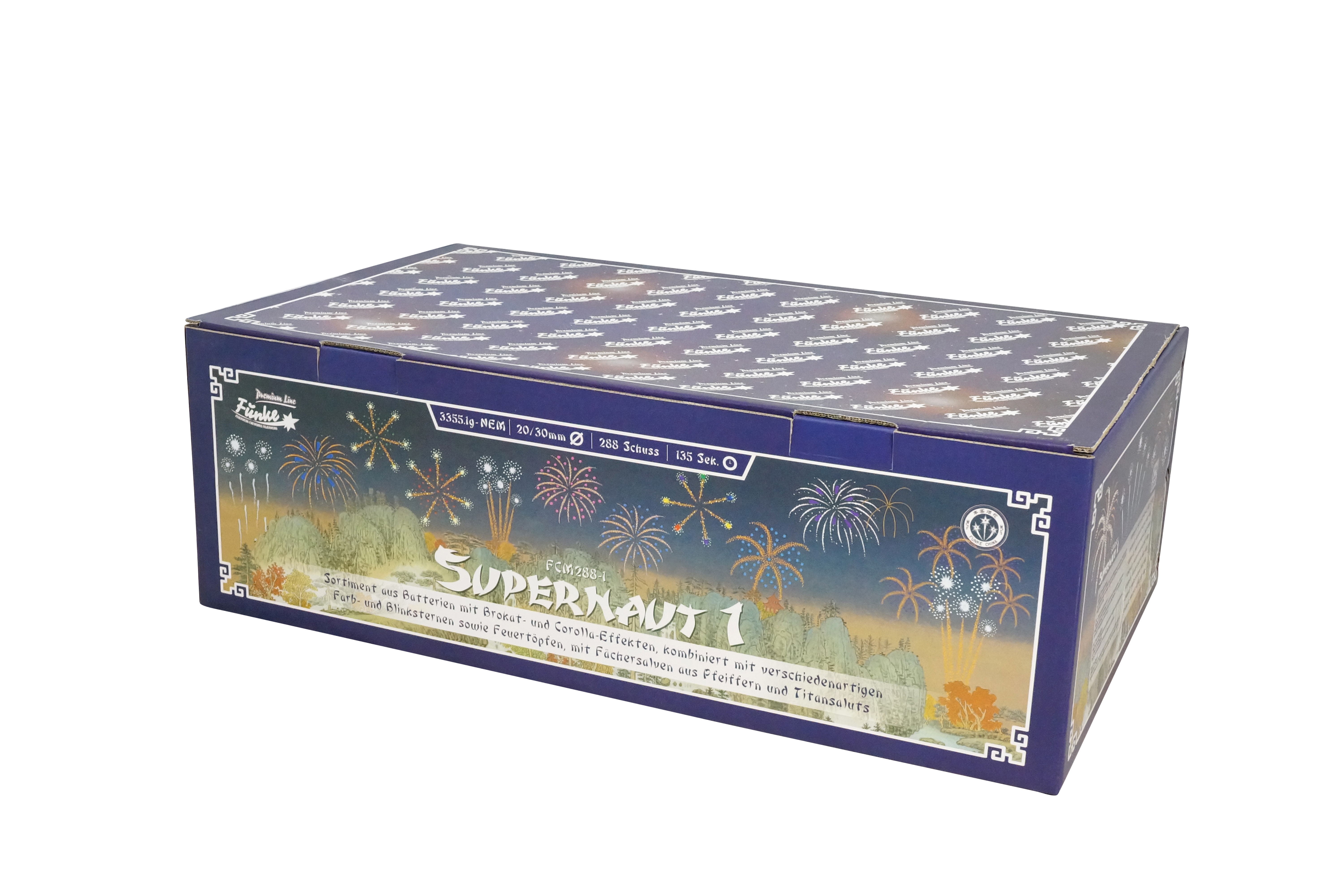 Funke Supernaut 1 - 288 Schuss Verbundfeuerwerk