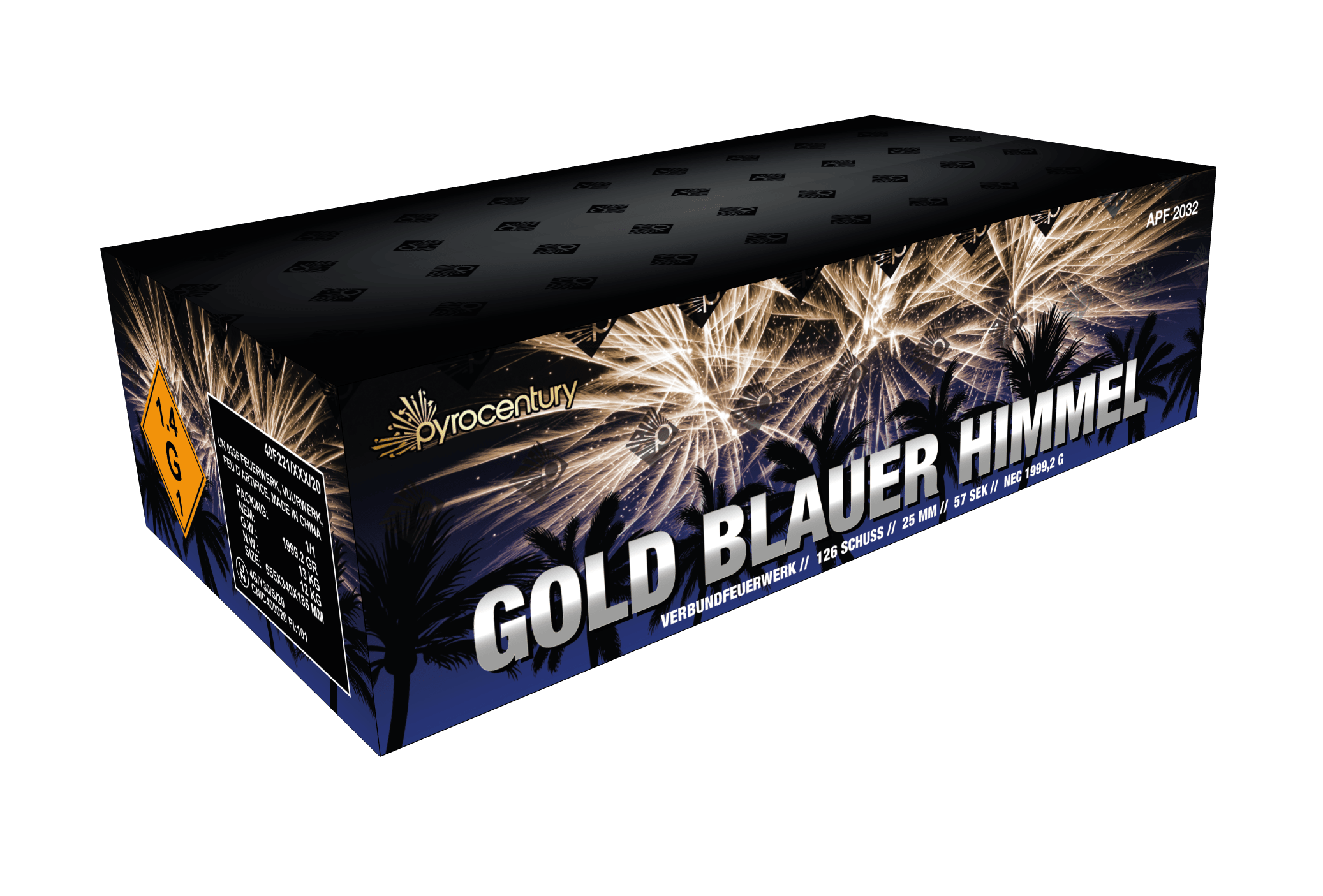 Pyrocentury Gold Blauer Himmel
