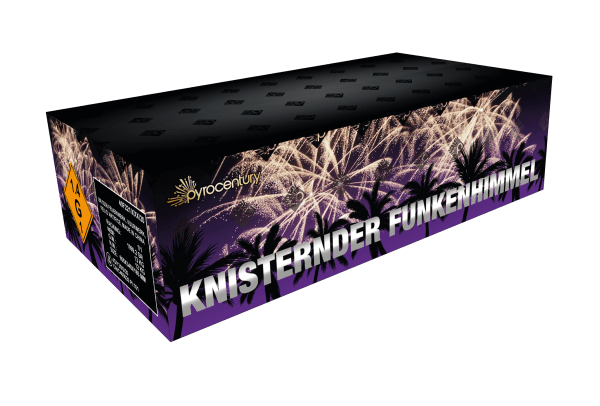 Pyrocentury Knisternder Funkenhimmel 126 Schuss Verbundfeuerwerk