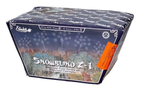 Funke Snowblind Z-1, Feuerwerksbatterie, 56 Schuss