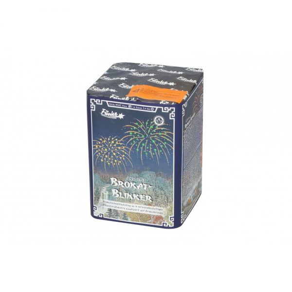 Funke Brokat Blinker, Feuerwerksbatterie, 16 Schuss
