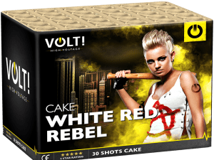 VOLT! White Red Rebel 30 Schuss Batterie