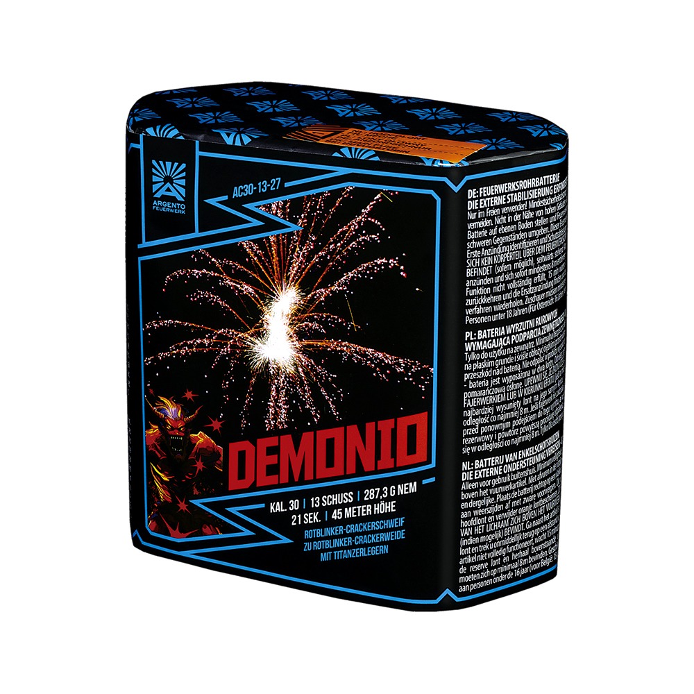 Argento Demonio 13 Schuss Batterie (Charge 2024)