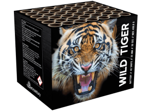 Pyrocentury Wild Tiger Feuerwerksbatterie mit 42 Schuss