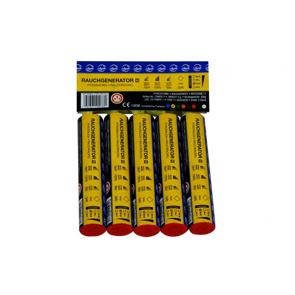 Argento RAUCHGENERATOR M Gelb