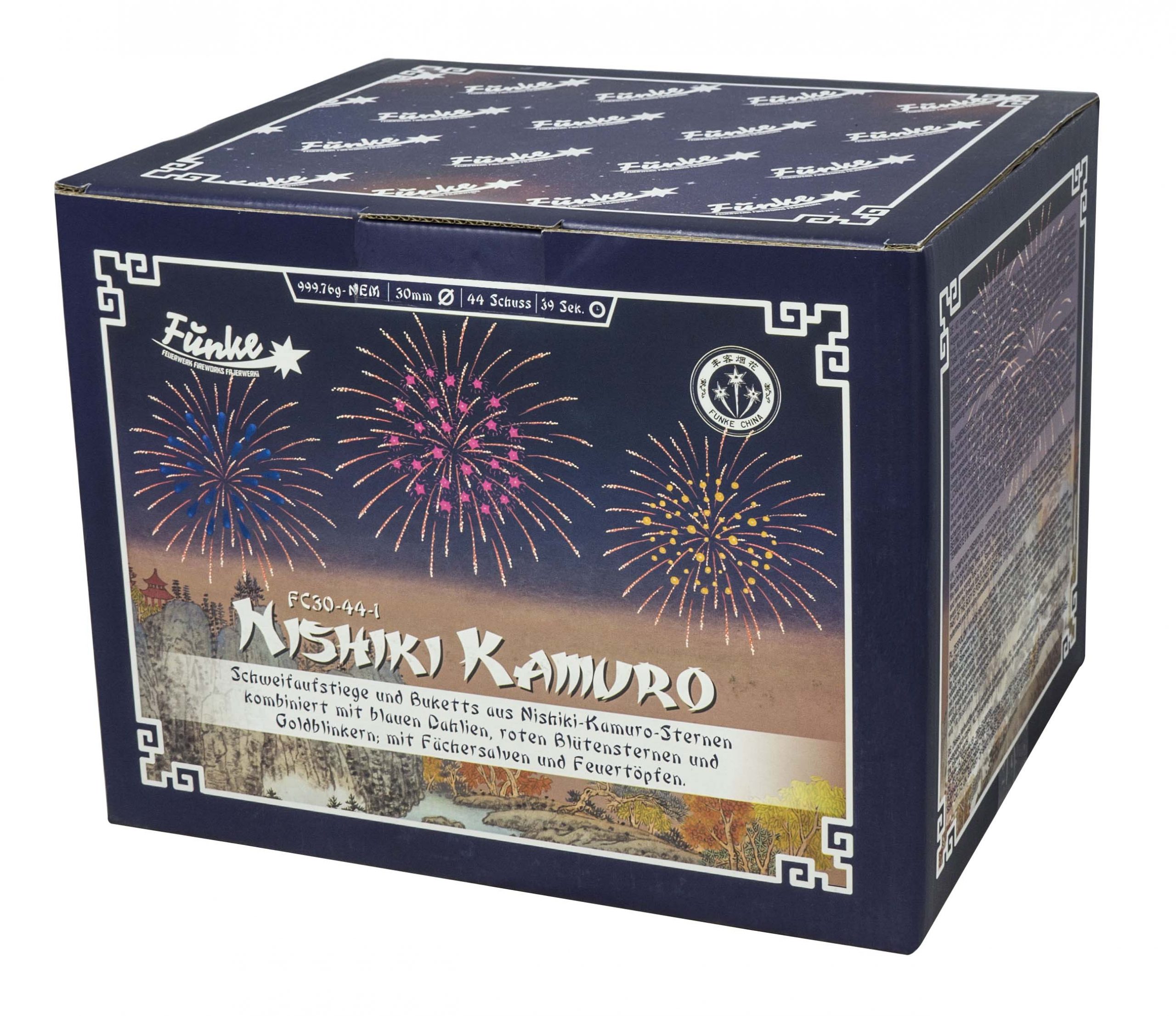Funke Nishiki Kamuro 44 Schuss Verbundfeuerwerk