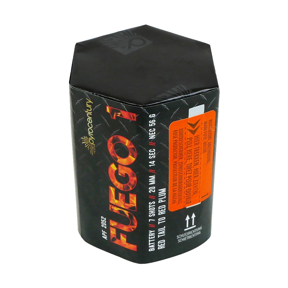 Pyrocentury Fuego Batterie 7 Schuss Sortiment – Bild 2