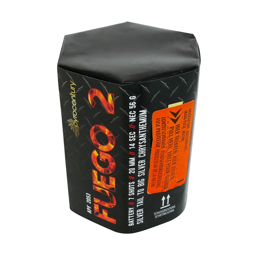 Pyrocentury Fuego Batterie 7 Schuss Sortiment – Bild 3