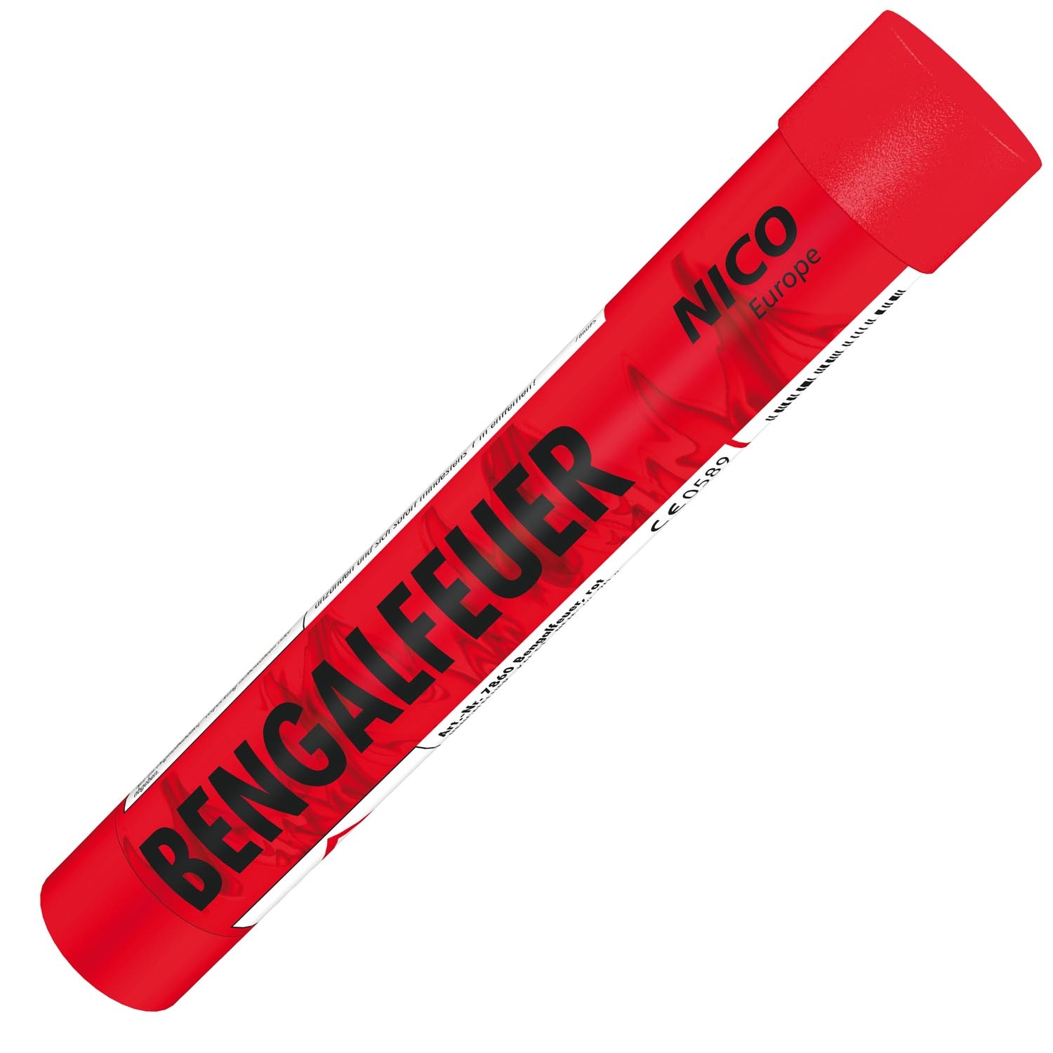 Nico Bengalfeuer Rot F1 (1 Stück)