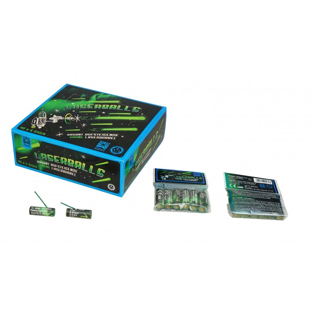 Argento Laserballs Wirbel (6 Stück)