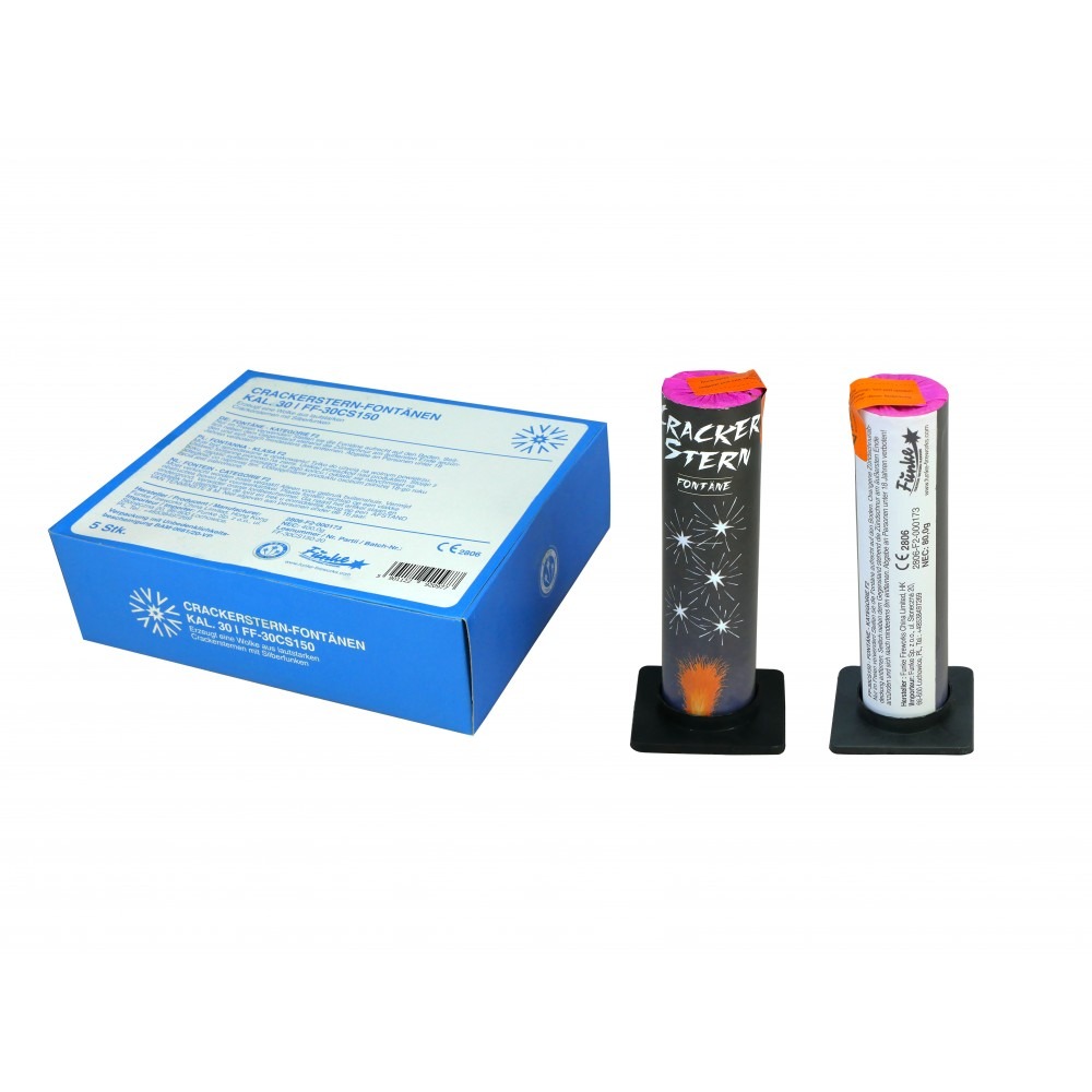 Funke Crackerstern Fontäne (5 Stück)