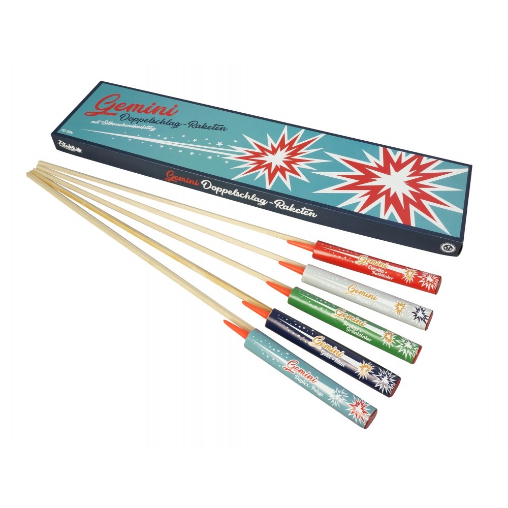 Funke Gemini Doppelschlag Raketen (10 Stück)