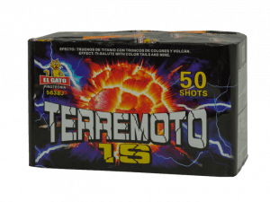 El Gato Terremoto (1 Sek) 50 Schuss Salute Batterie