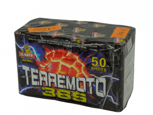 El Gato Terremoto (36 Sek) 50 Schuss Salute Batterie