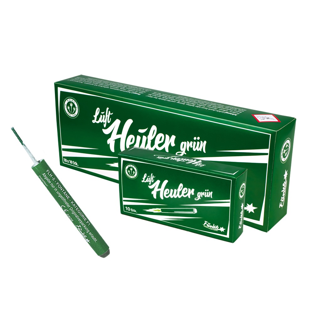 Funke Luftheuler Grün F1, Umkarton