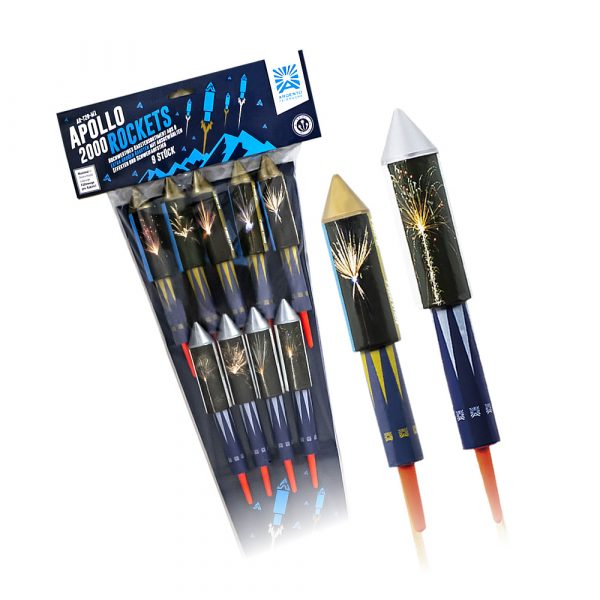 Argento Apollo 2000 Rockets (9 Stück)