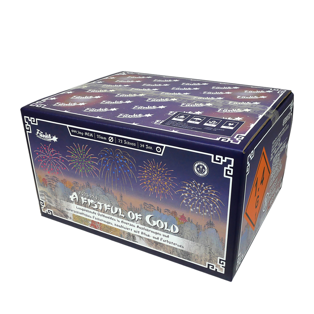 Funke A Fistful Of Gold 72 Schuss Verbundfeuerwerk