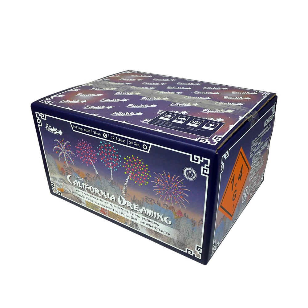 Funke California Dreaming 72 Schuss Verbundfeuerwerk