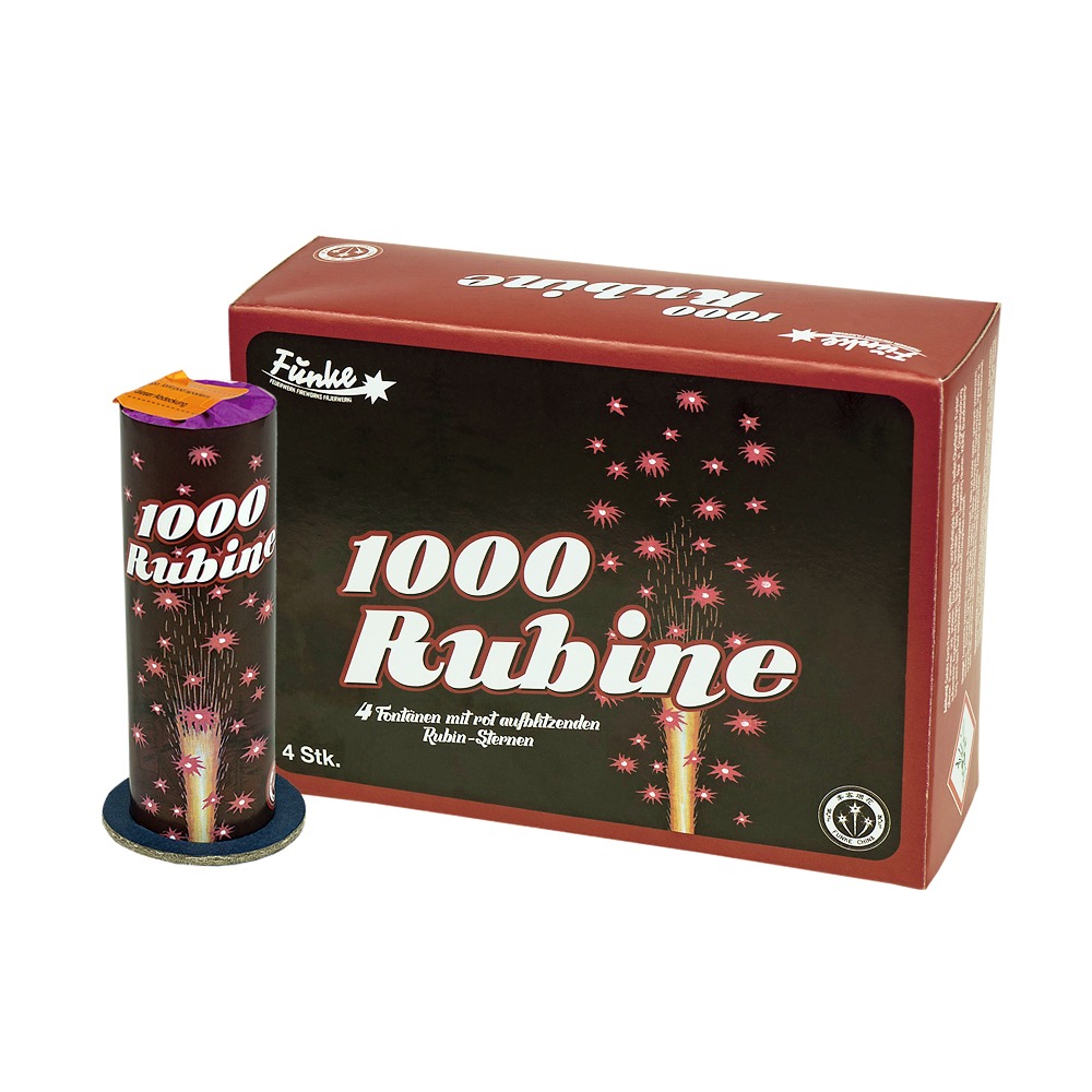 Funke 1000 Rubine (4 Stück)