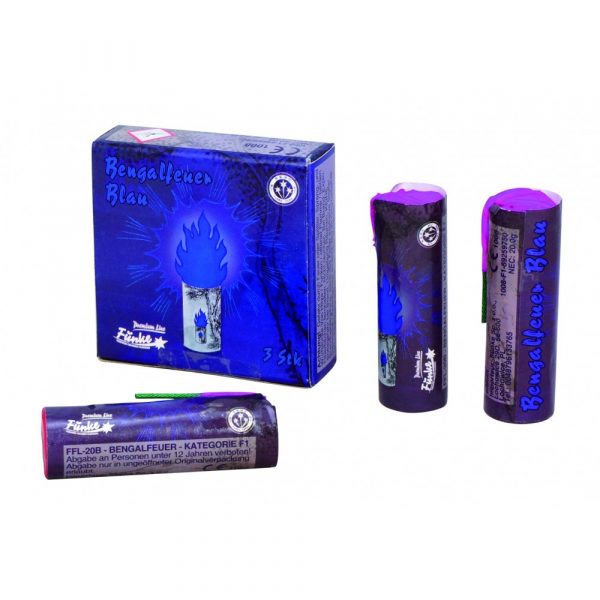Funke Bengalfeuer Blau F1 (3 Stück)