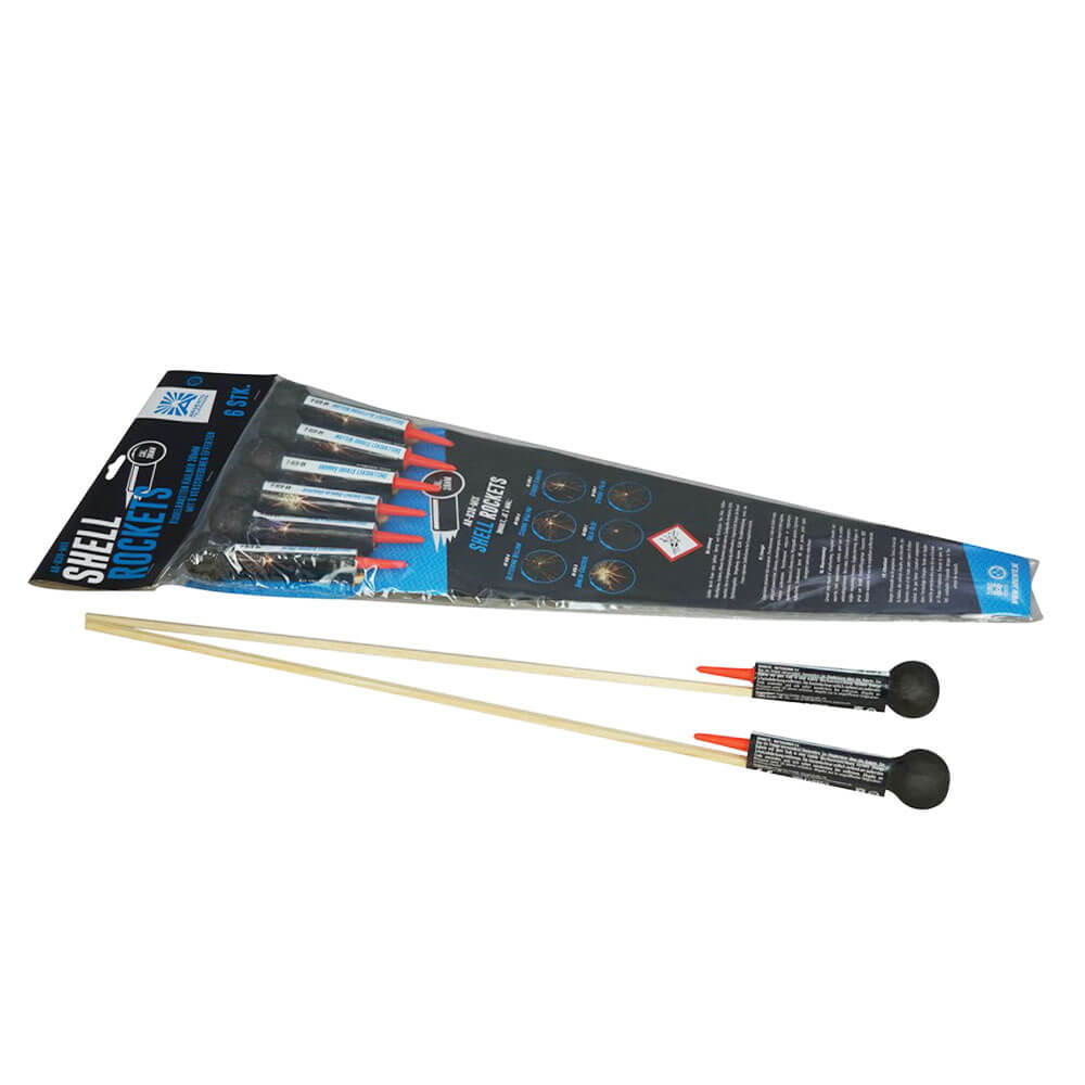 Argento Shellrockets Cal. 38 mm (6 Stück)