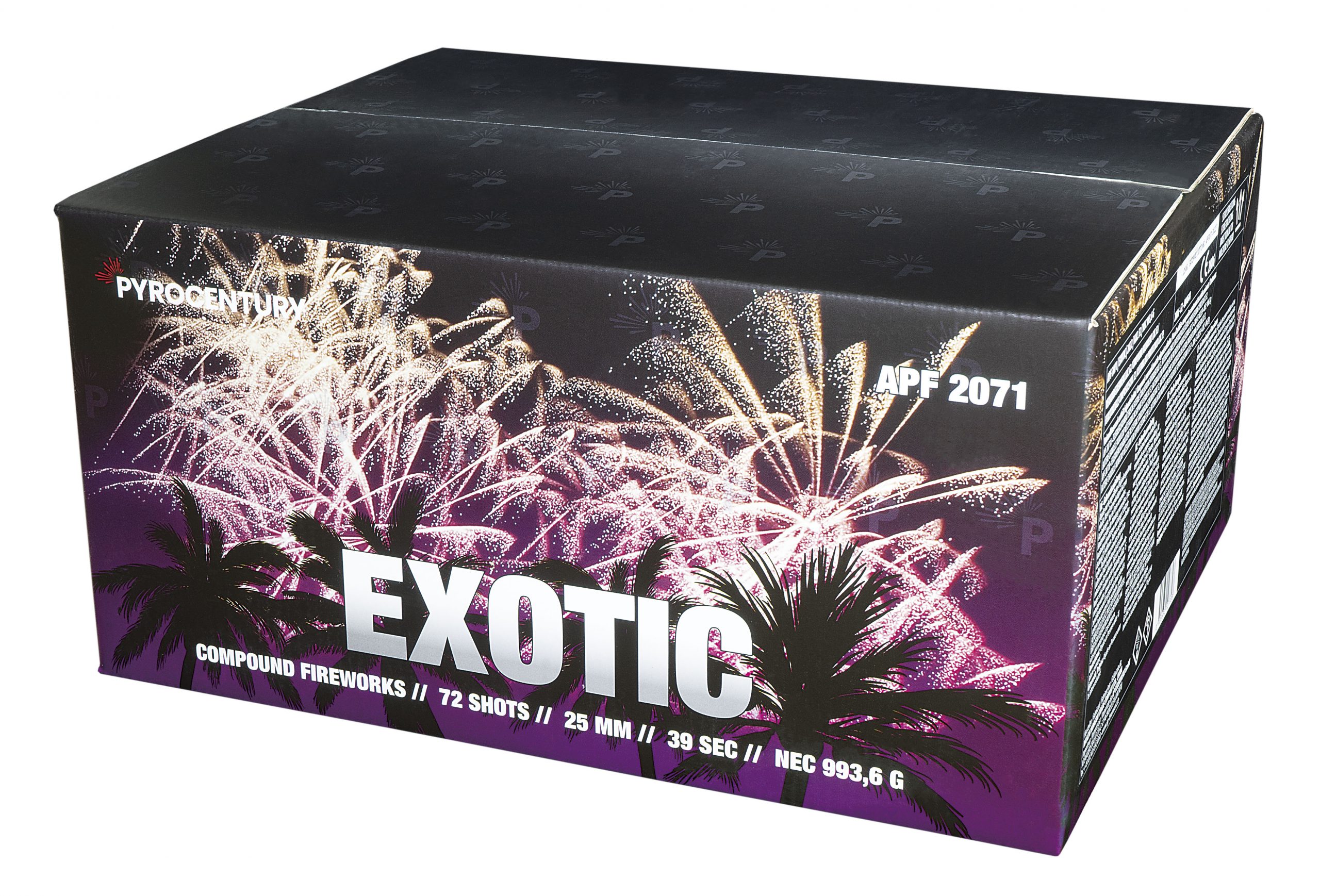 Pyrocentury Exotic 72 Schuss Verbundfeuerwerk