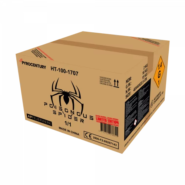 Pyrocentury Poisonous Spider 100 Schuss Verbund