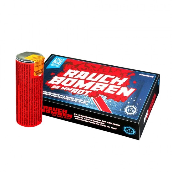 Argento Rauchbombe 38mm Rot (1 Stück)