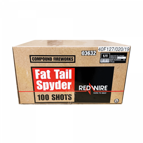 Redwire Fat Tail Spyder 100 Schuss Verbundfeuerwerk
