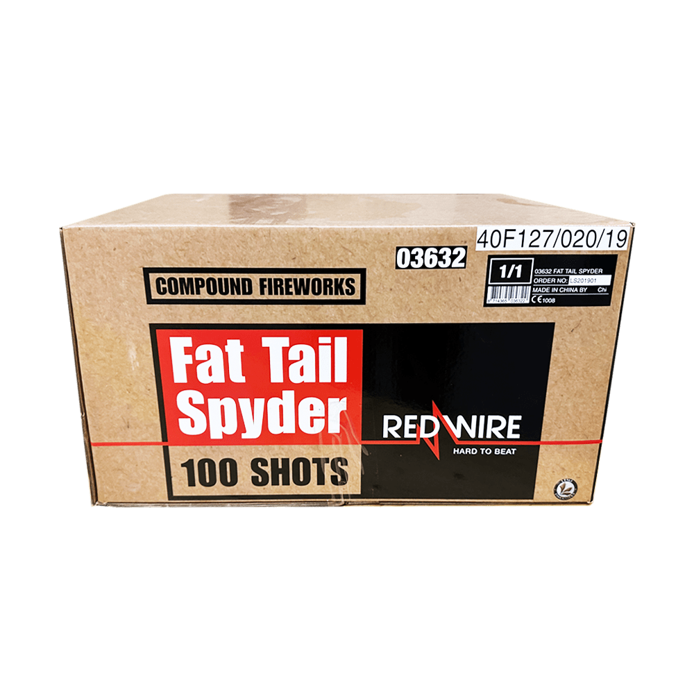 Redwire Fat Tail Spyder 100 Schuss Verbundfeuerwerk