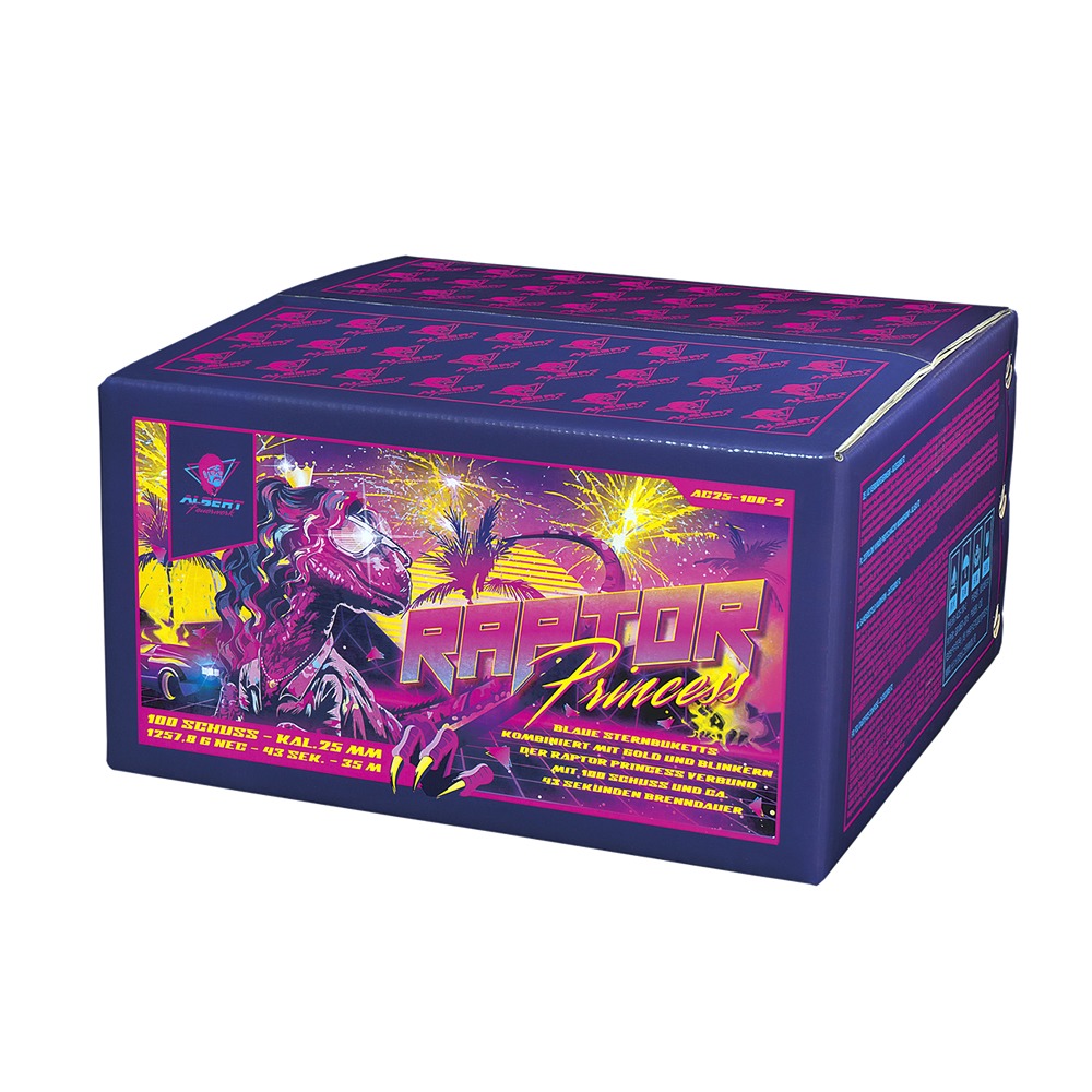 Albert Raptor Princess 100 Schuss Verbundfeuerwerk