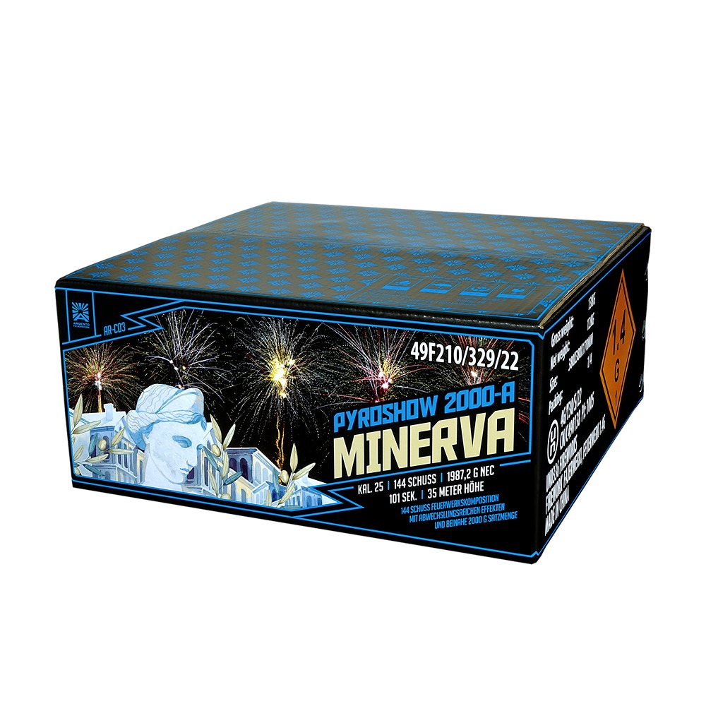 Argento Pyroshow 2000-A Minerva 144 Schuss