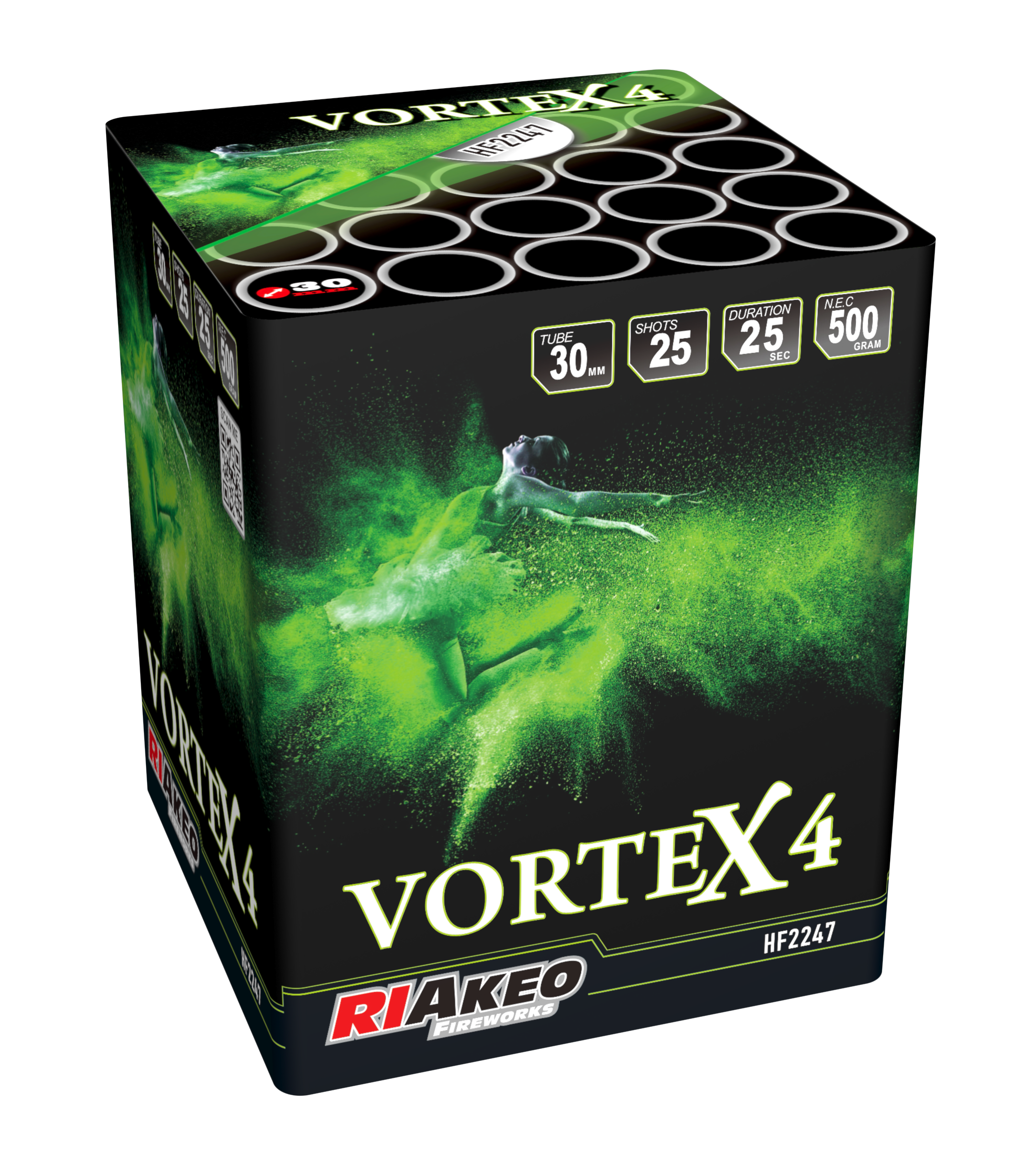 Riakeo Vortex 4 - 25 Schuss Batterie