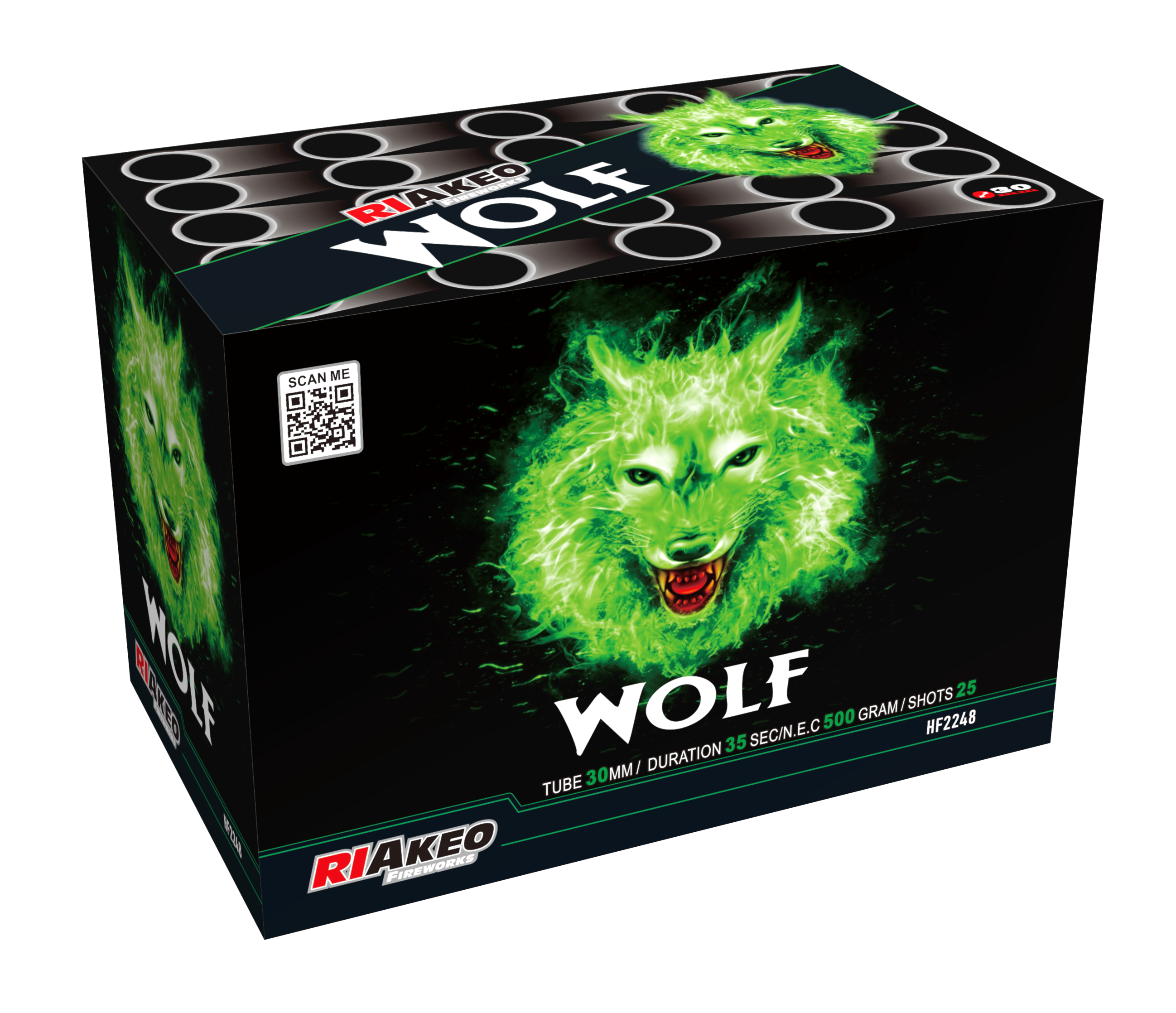Riakeo Wolf 25 Schuss Batterie