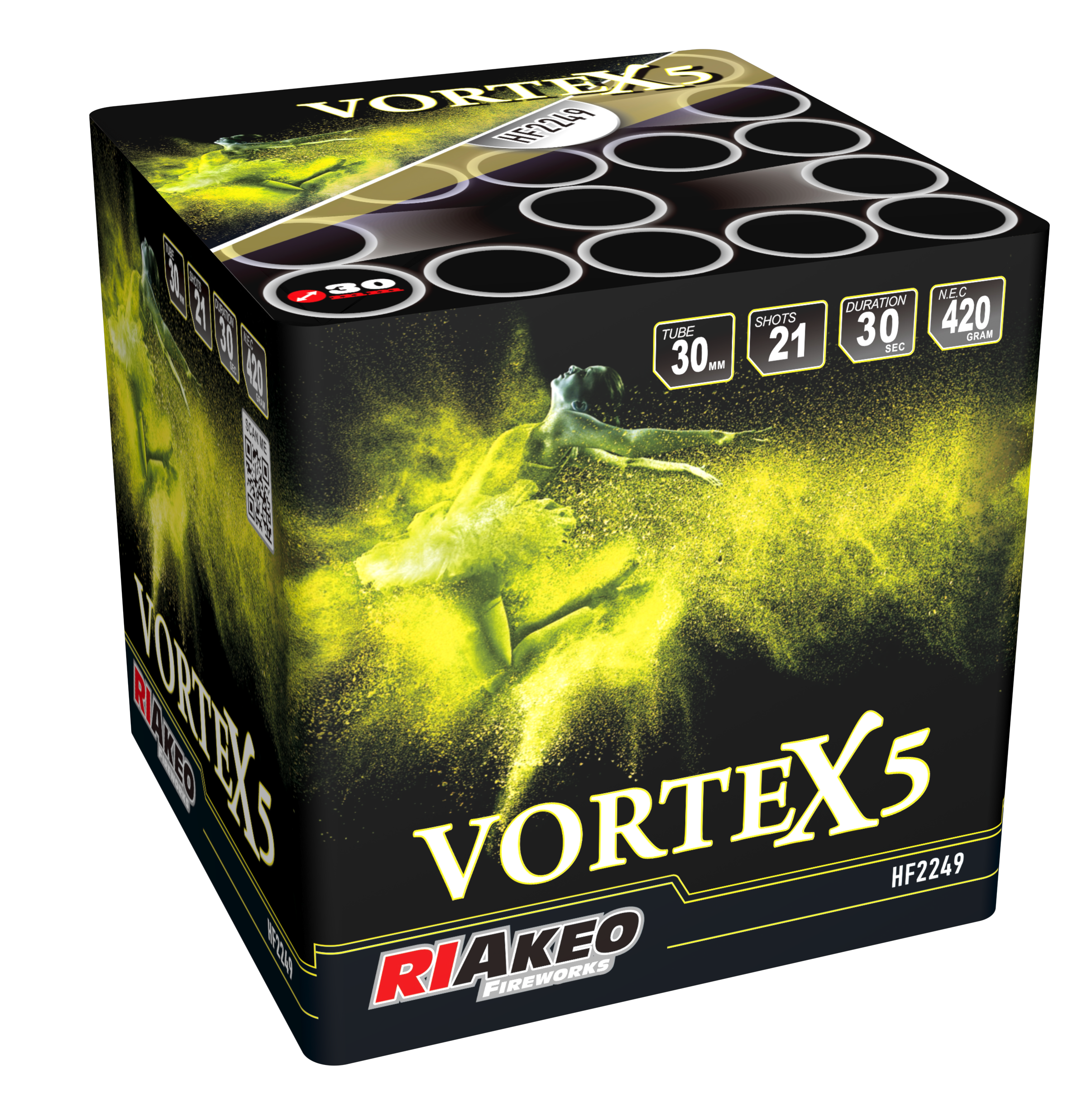 Riakeo Vortex 5 - 21 Schuss Batterie
