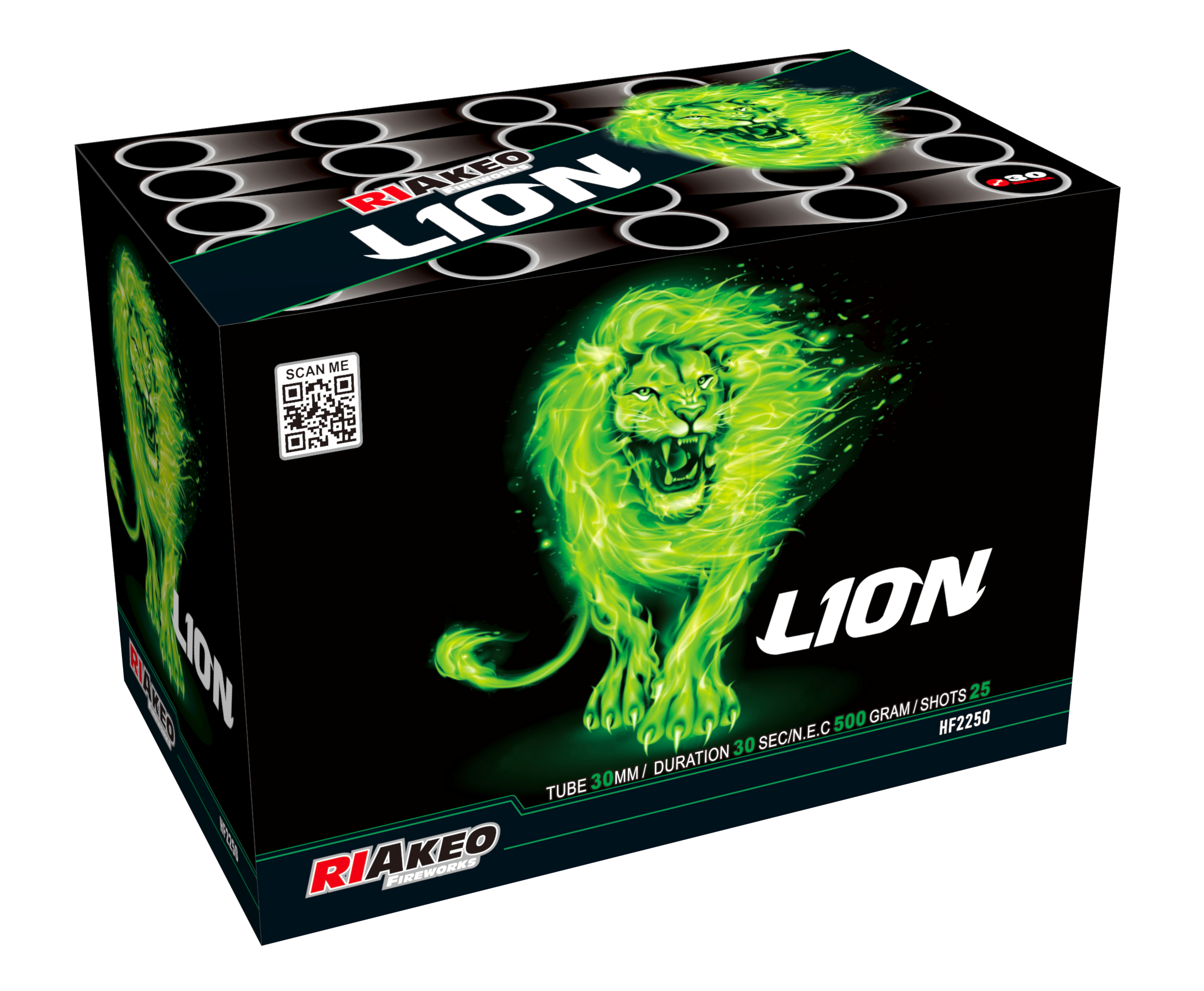 Riakeo Lion 25 Schuss Batterie