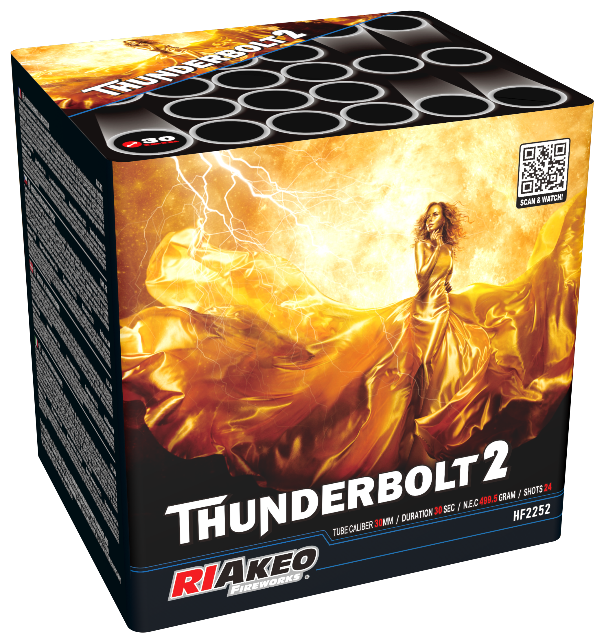 Riakeo Thunderbolt 2 - 24 Schuss Batterie