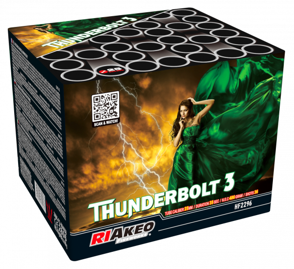 Riakeo Thunderbolt 3 - 36 Schuss Batterie