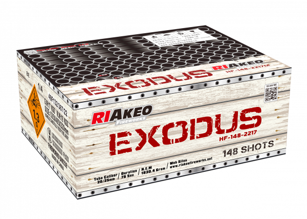 Riakeo Exodus 148 Schuss Verbundfeuerwerk