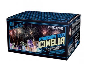 Argento Pyroshow 1000-C Cimelia 69 Schuss Verbundfeuerwerk
