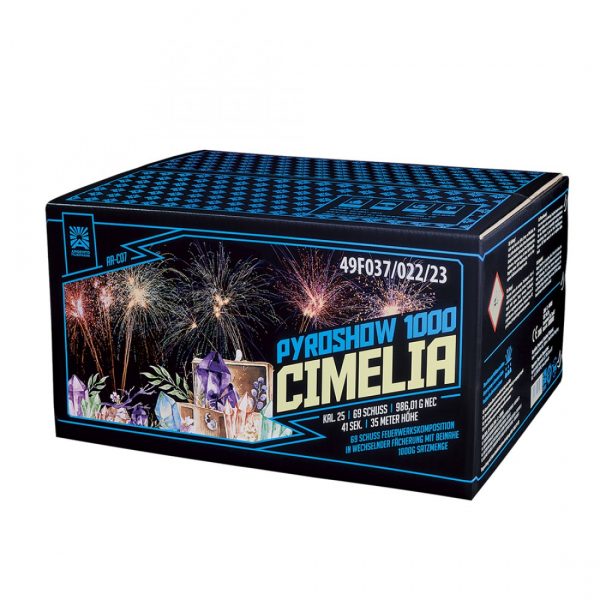 Argento Pyroshow 1000-C Cimelia 69 Schuss Verbundfeuerwerk
