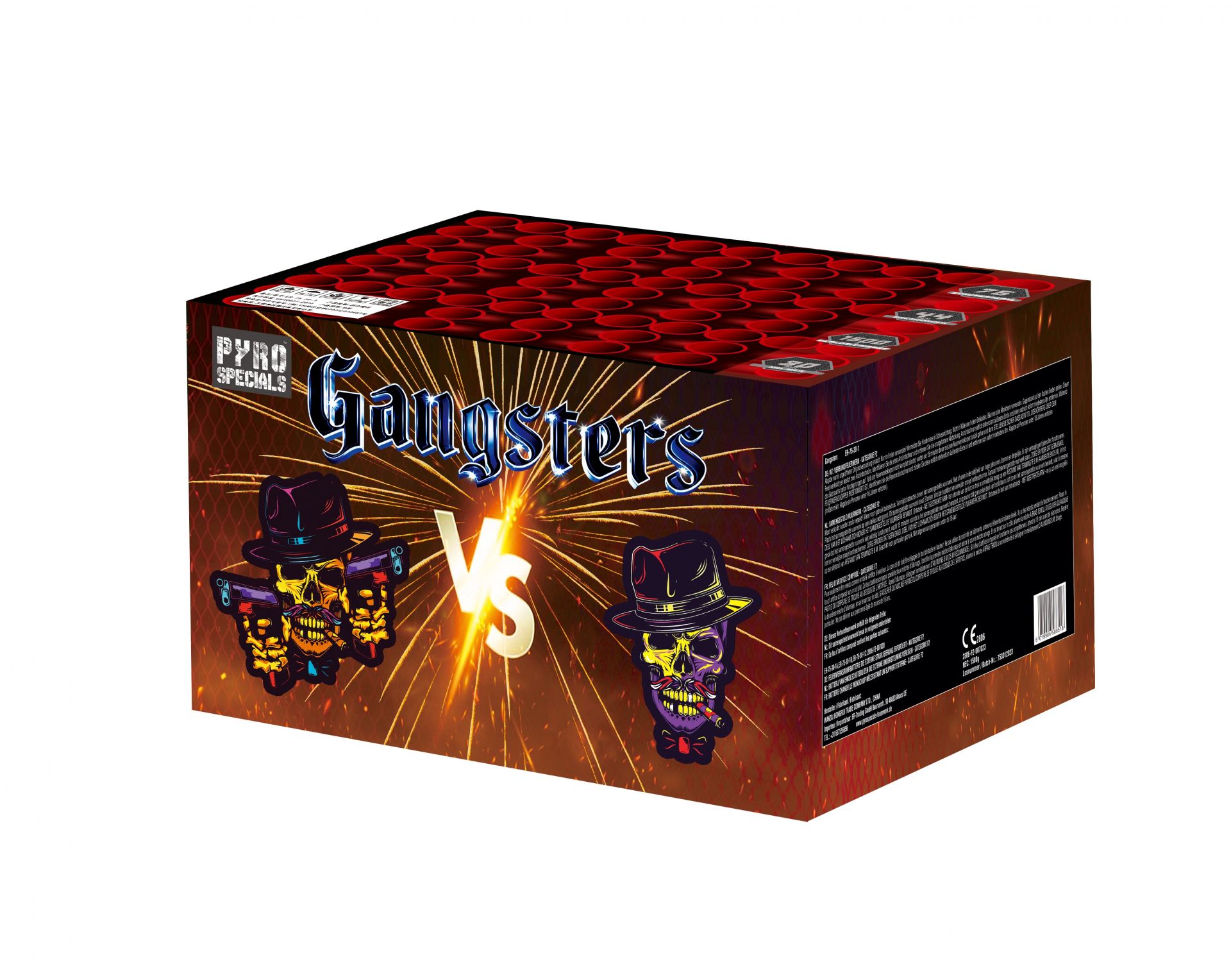 Pyro Specials Gangsters 75 Schuss Verbundfeuerwerk