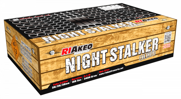 Riakeo Night Stalker 199 Schuss Verbundfeuerwerk Sortiment